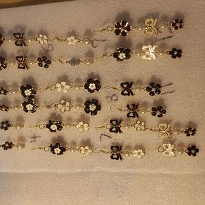 Hand crafted earrings.